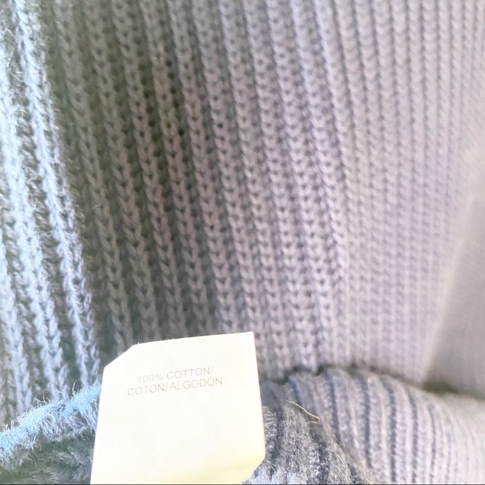 LUCKY BRAND Blue Floral Embroidered Sweater - Picture 8 of 8